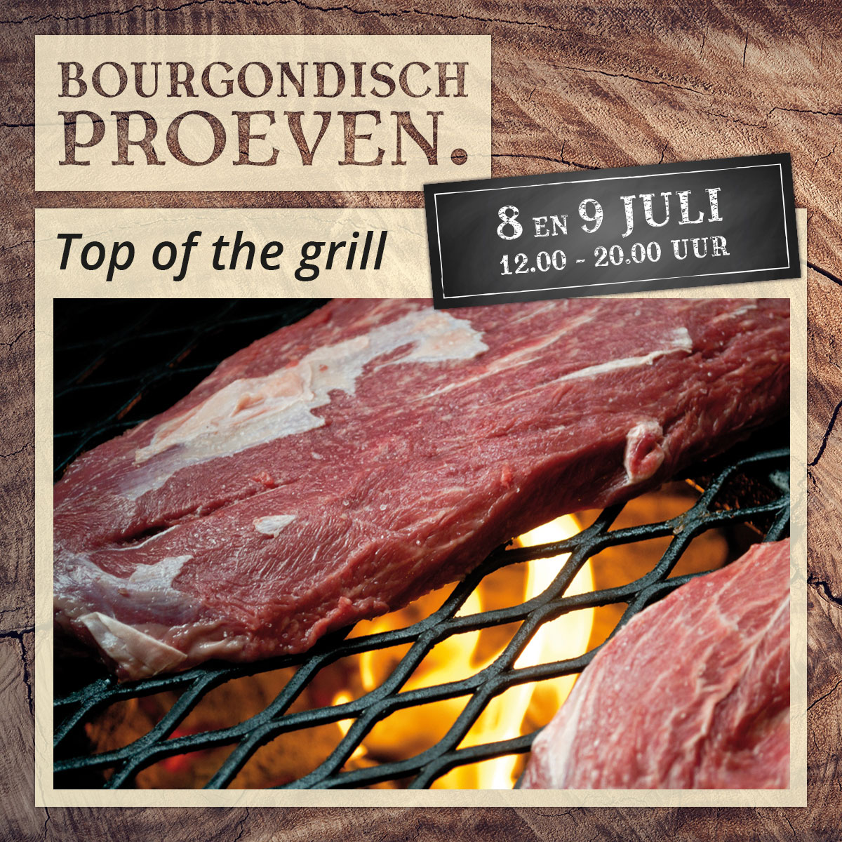 De Bourgondiër – Bourgondisch Proeven. – Facebookbericht – Top-of-the-grill
